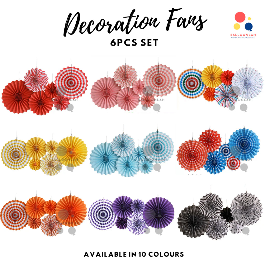 Decoration Fans [READY STOCK IN SG]