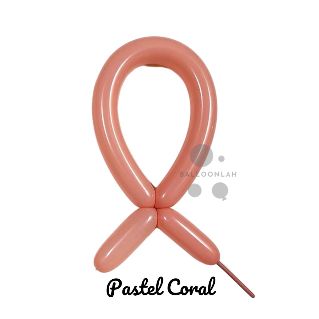 260 mm Pastel Colour Long Latex Balloons Twisting Balloon Sculpture [READY STOCK IN SG]