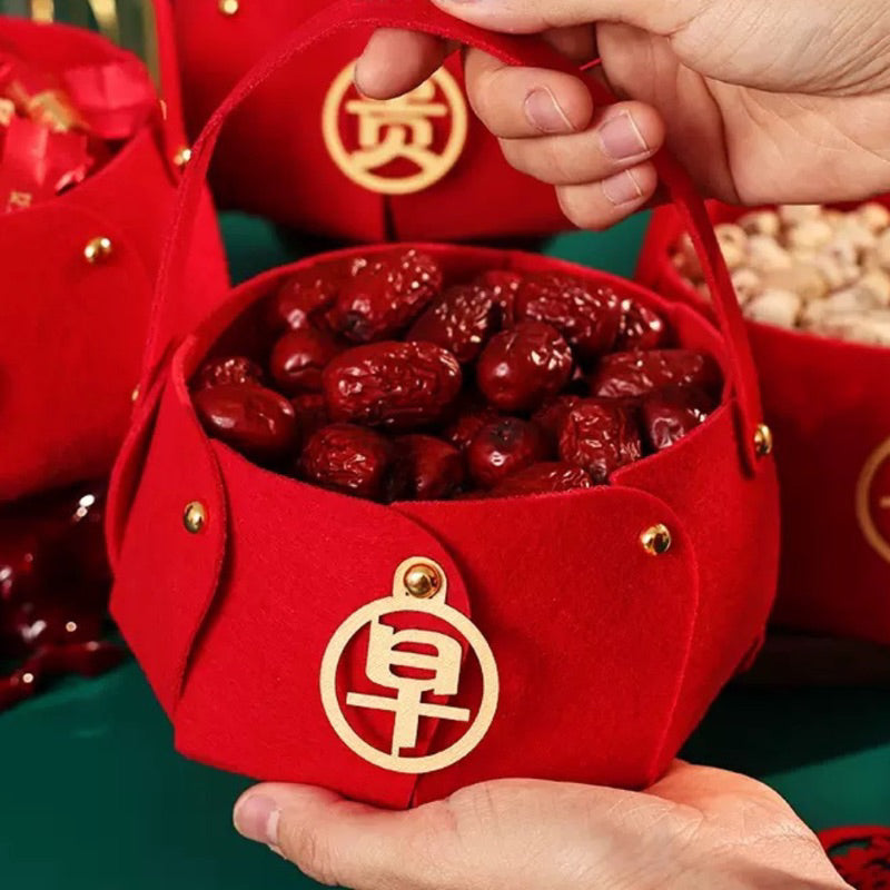 4pcs Wedding Basket Set Guo Da Li Chinese Wedding Ceremony [READY STOCK IN SG]