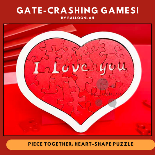 Heart-Shape Puzzle Chinese Wedding Gate-crashing Games [READY STOCK IN SG]