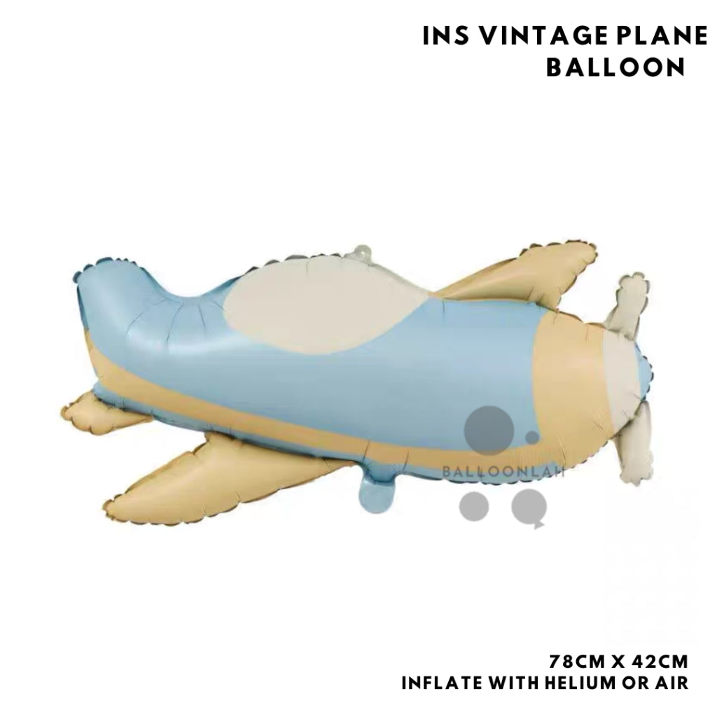 INS Foil Balloon Car Plane Rainbow Bear Birthday Decoration [READY STOCK IN SG]