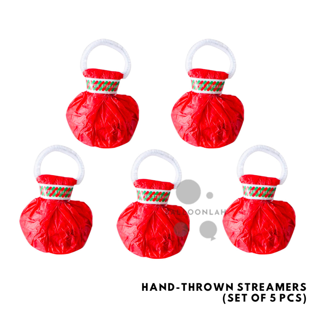 Party Streamers Hand Thrown Chinese Wedding Gate-crashing Props [READY STOCK IN SG]