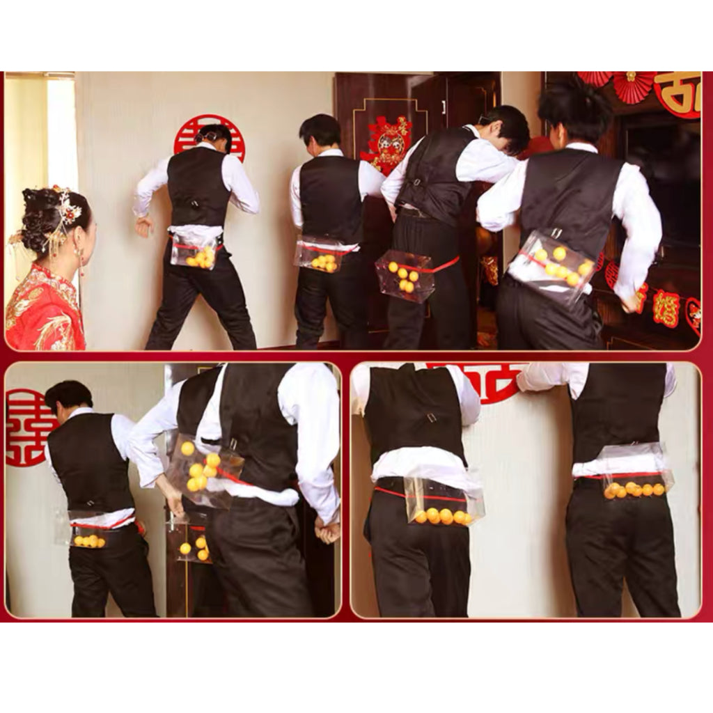 Ping Pong Ball Box Coloured Balls Chinese Wedding Gate-crashing Games [READY STOCK IN SG]