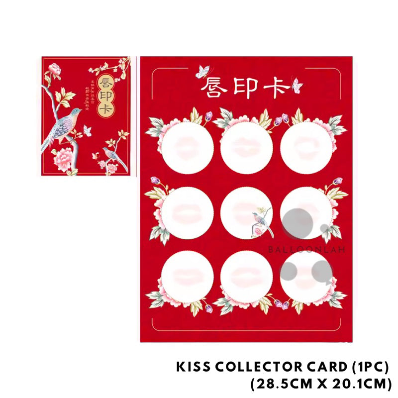 Kiss Collector Card Chinese Wedding Gate-crashing Games [READY STOCK IN SG]