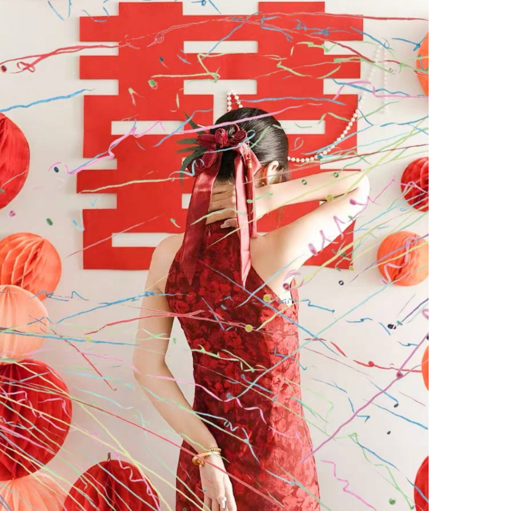 Party Streamers Hand Thrown Chinese Wedding Gate-crashing Props [READY STOCK IN SG]